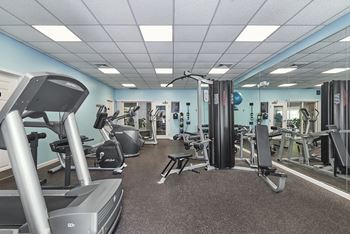 Hampshire Green Apartments - Fitness center with keycard access